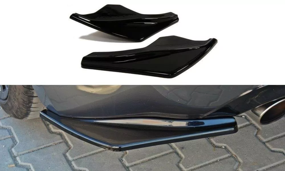 Heck Ansatz Flaps Diffusor Passend Für Diffusor Passend Für Nissan 370Z Schwarz Hochglanz Schwarz Hochglanz