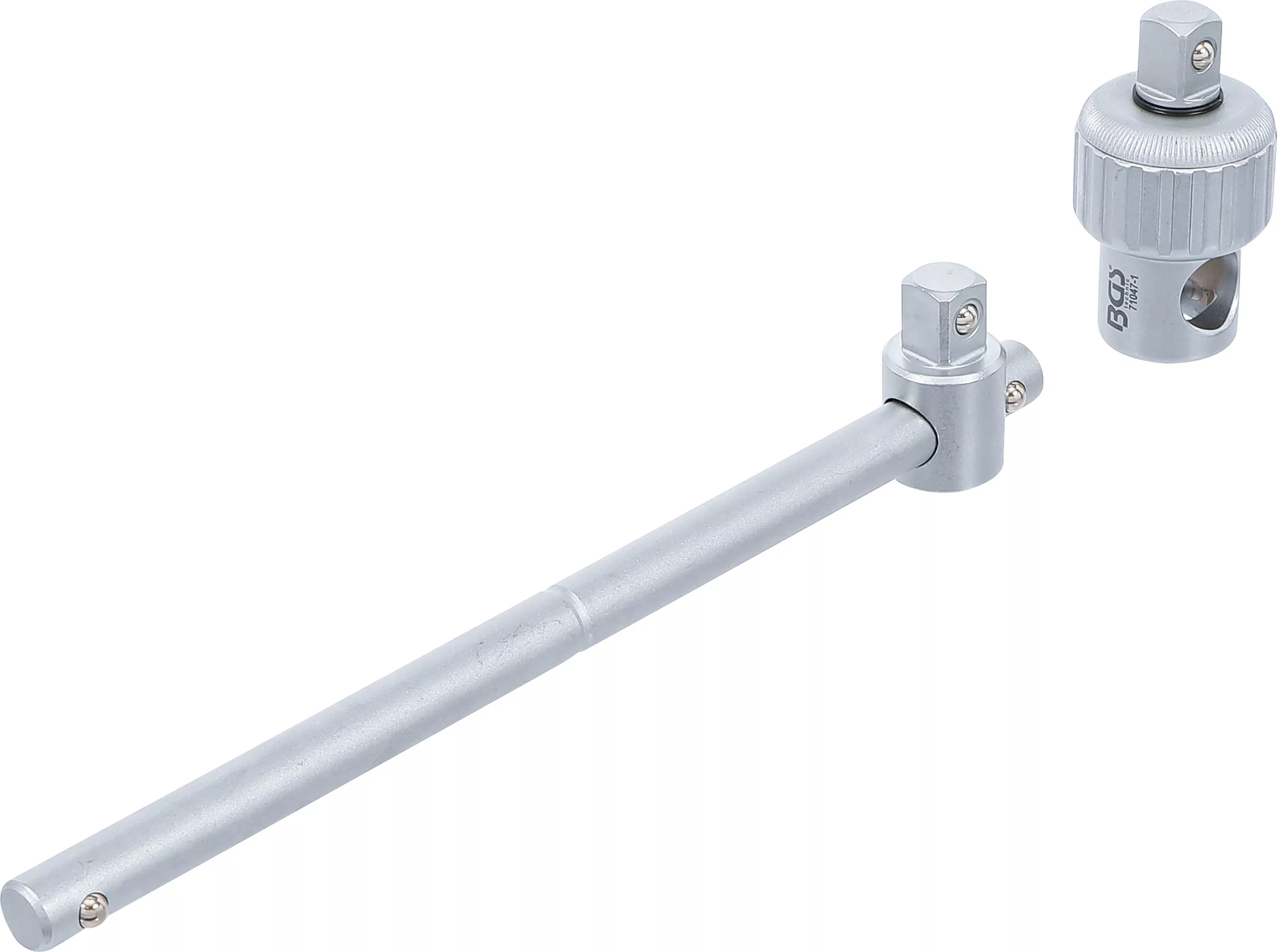 Steckschlüssel-Adapter mit Ratschenfunktion | mit Gleitgriff | Abtrieb 12,5 mm (1/2")