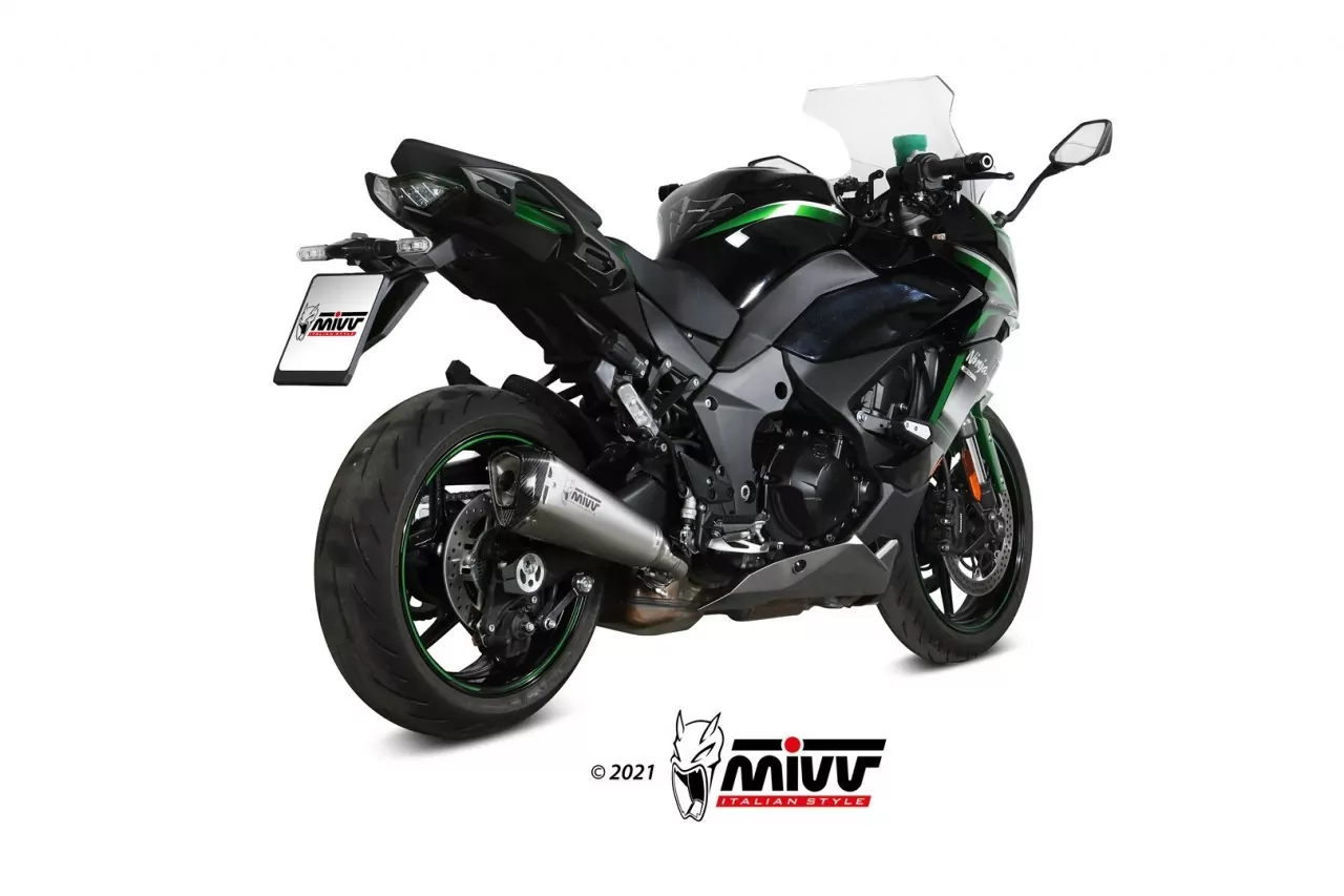 Mivv Delta Race Edelstahl Kawasaki Ninja 1000 SX / Tourer 20-21