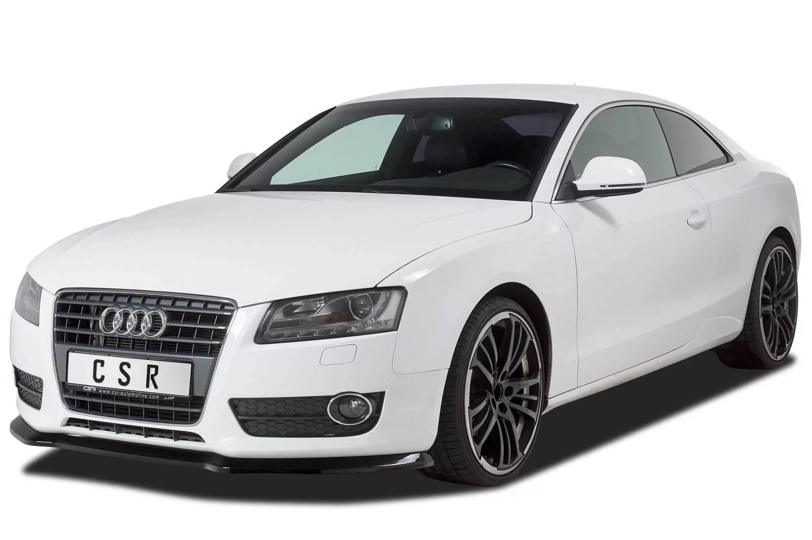 Cup-Spoilerlippe mit ABE für Audi A5 8T CSL378-M Carbon Look (matt)