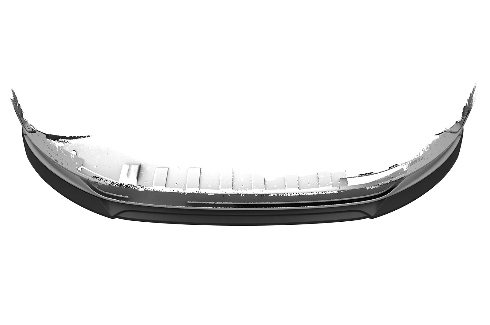 Cup-Spoilerlippe mit ABE für Polestar 2 CSL822 Schwarz Strukturiert