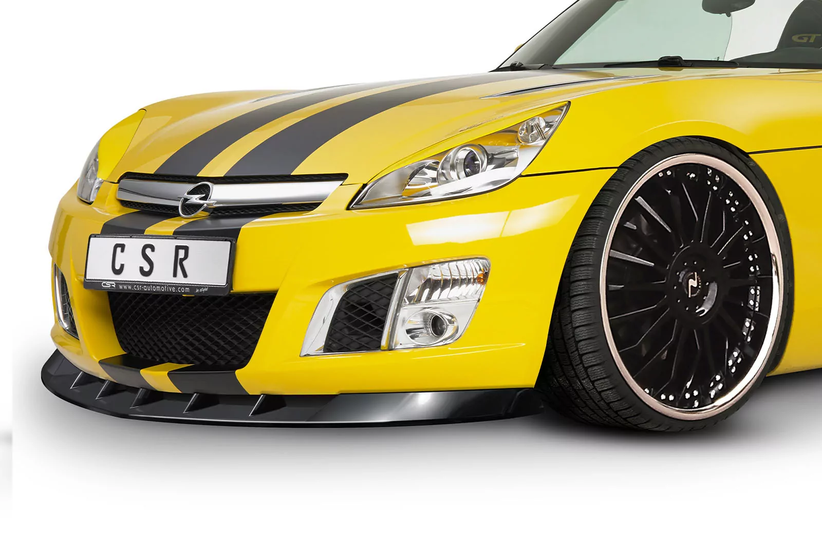 Cup-Spoilerlippe mit ABE für Opel GT Roadster CSL022-M Carbon Look (matt)