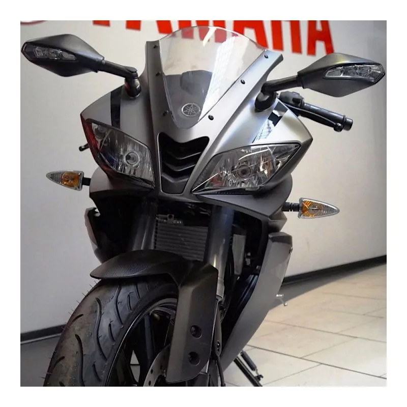 FAR LED Blinkerspiegel Aluminium| 7511 7512 | Abstand 28-50mm | E-geprüft