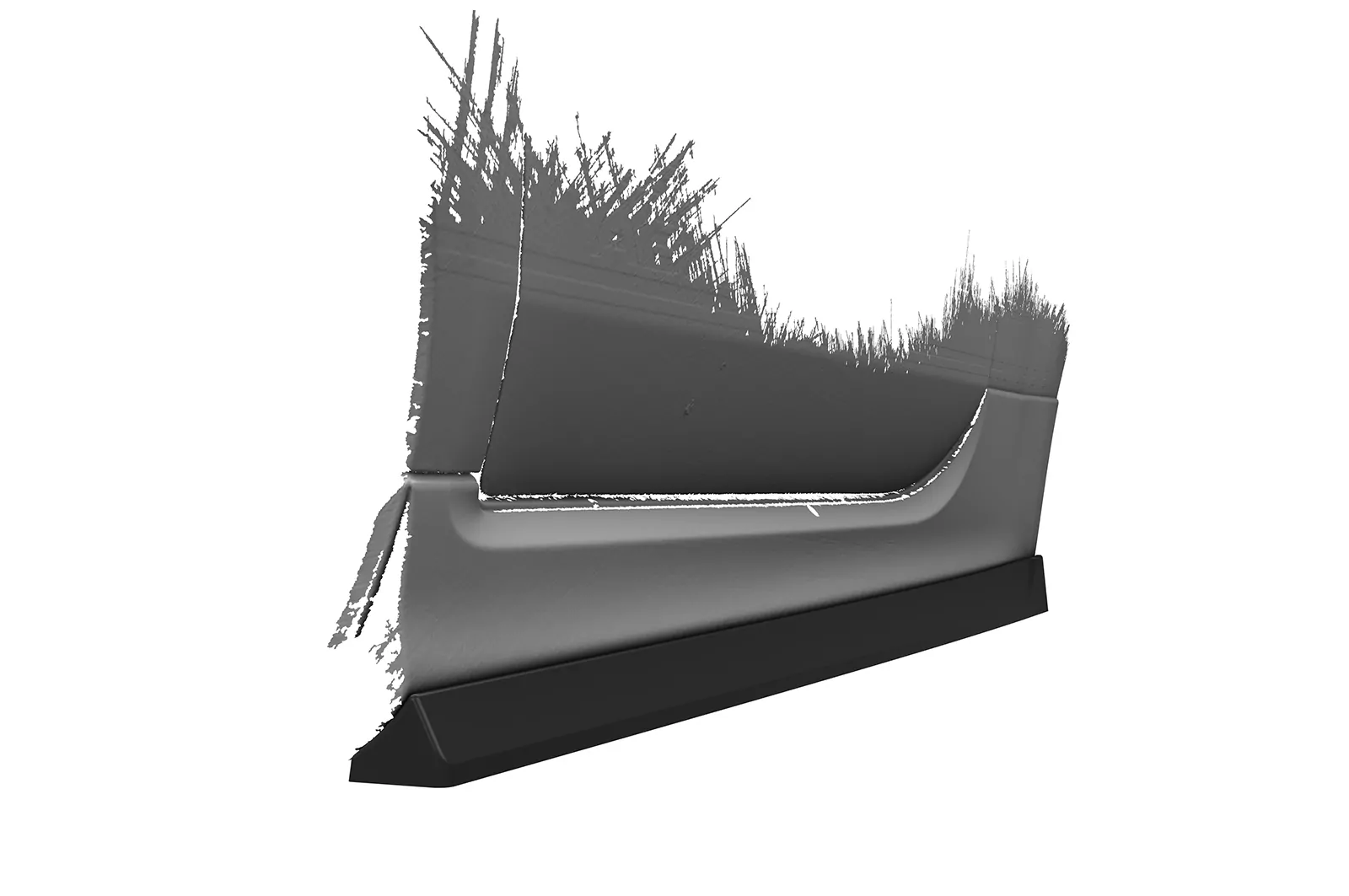 Seitenschweller für Fiat Abarth 595 SS475 Schwarz Strukturiert