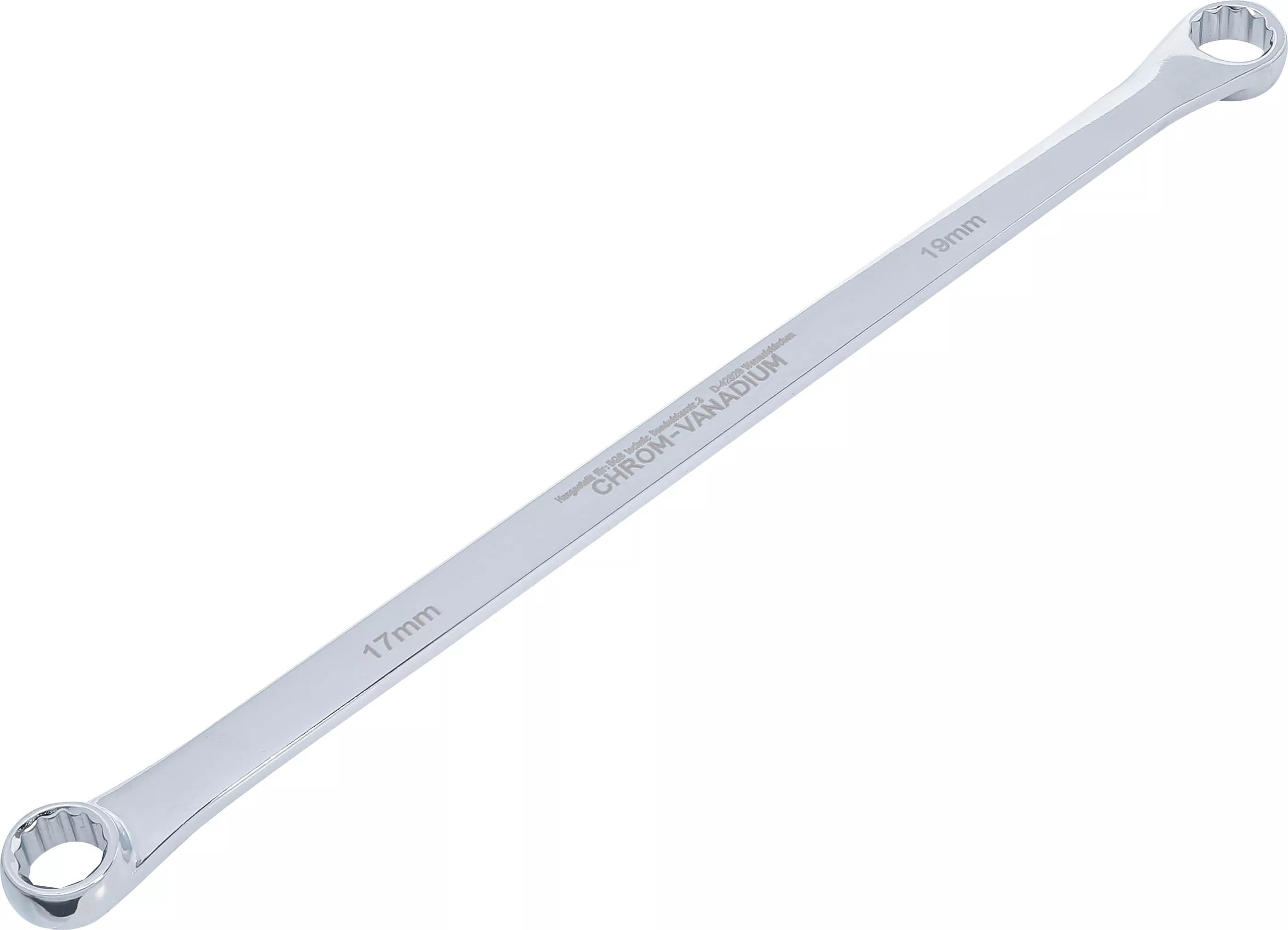 Doppel-Ringschlüssel | extra lang | SW 17 x 19 mm