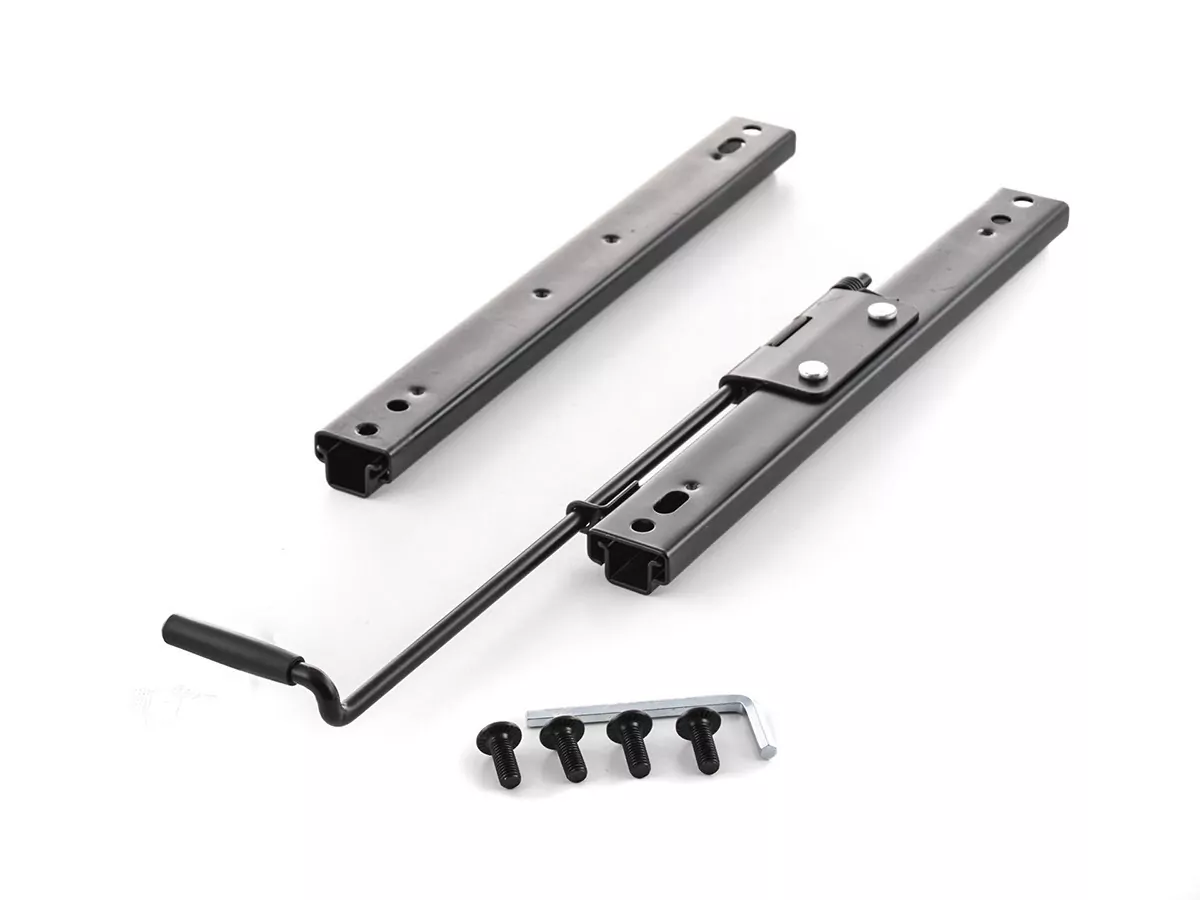 Laufschienen für Oldtimersitze universal mit Verstellhebel