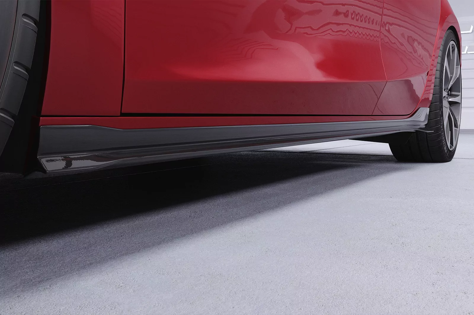 Seitenschweller mit ABE für Seat/Cupra Leon 4 (Typ KL) SS480 Schwarz Strukturiert