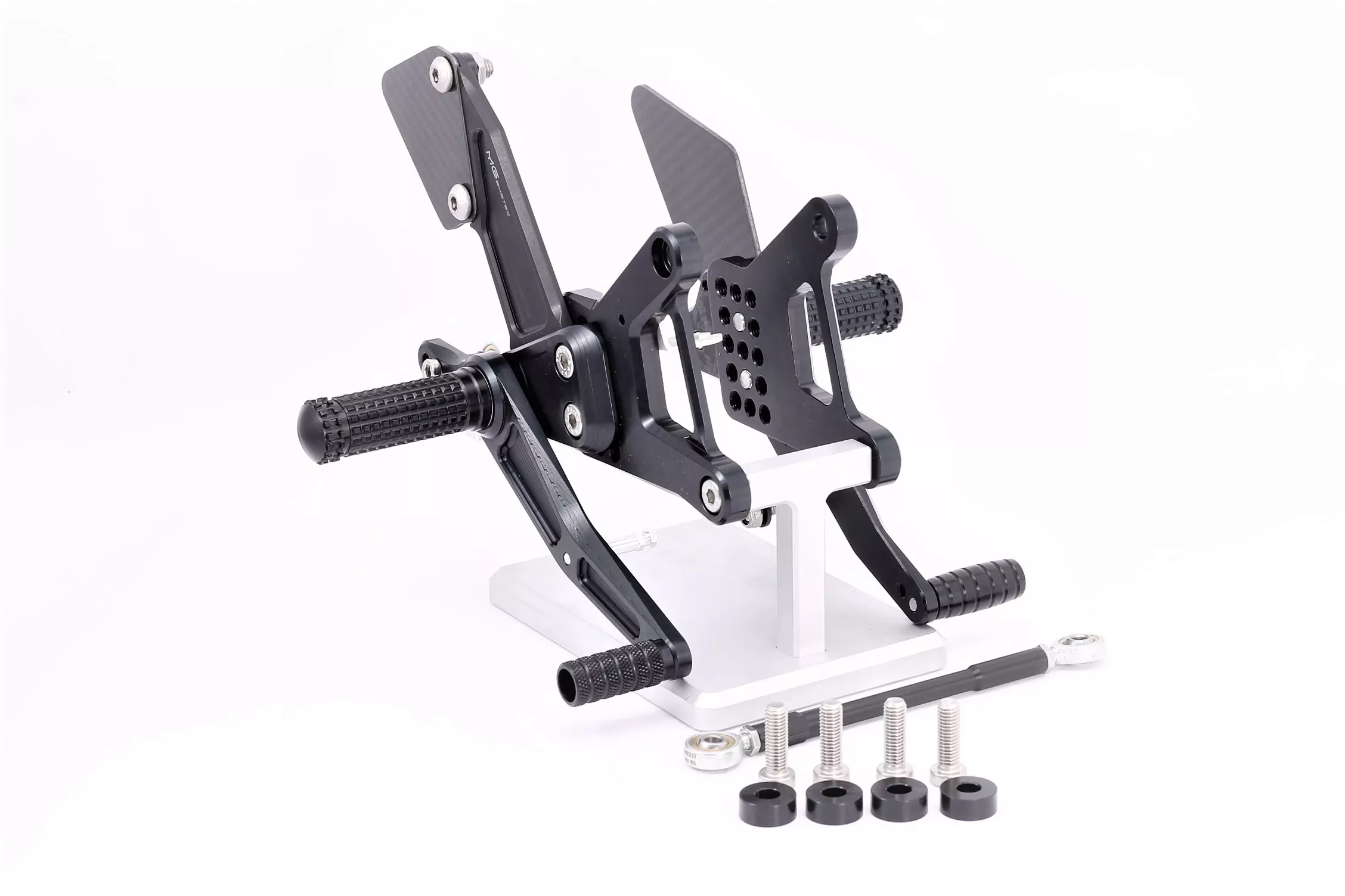 MG Biketec Sportfussrastenanlage / Rastenanlage / Fußrastenanlage mit ABE, gültig in D - A - CH für Kawasaki ZX-6R ab 2007-2008