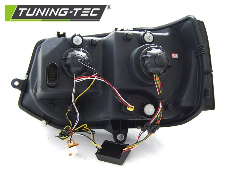 HEADLIGHTS TUBE LIGHT CHROME SEQ fits VW T5 2010-2015