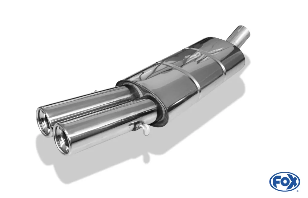 Audi 80/90 - Typ 89, B3 Limousine/ Coupe/ 80 B4 - Cabrio  Endschalldämpfer - 2x76 Typ 13