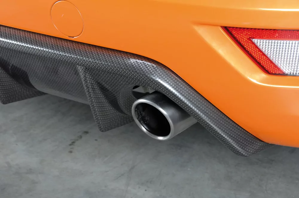 Rieger Heckeinsatz für Ford Focus 2 ST - 5-tür. 02.08-01.11 (ab Facelift) carbon optik