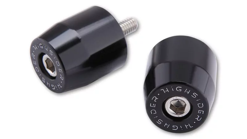 HIGHSIDER pro Handlebar Ends Black M6 Suzuki (Pair)
