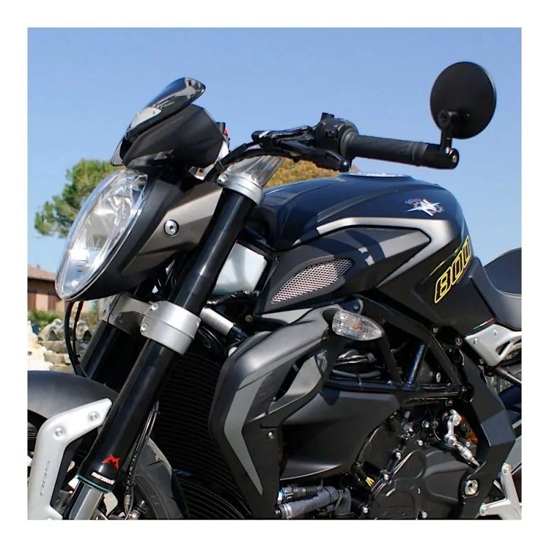 FAR Lenkerendenspiegel Cafe Racer SHORT ROD | 7571 | Lenker 13-22mm | E-geprüft