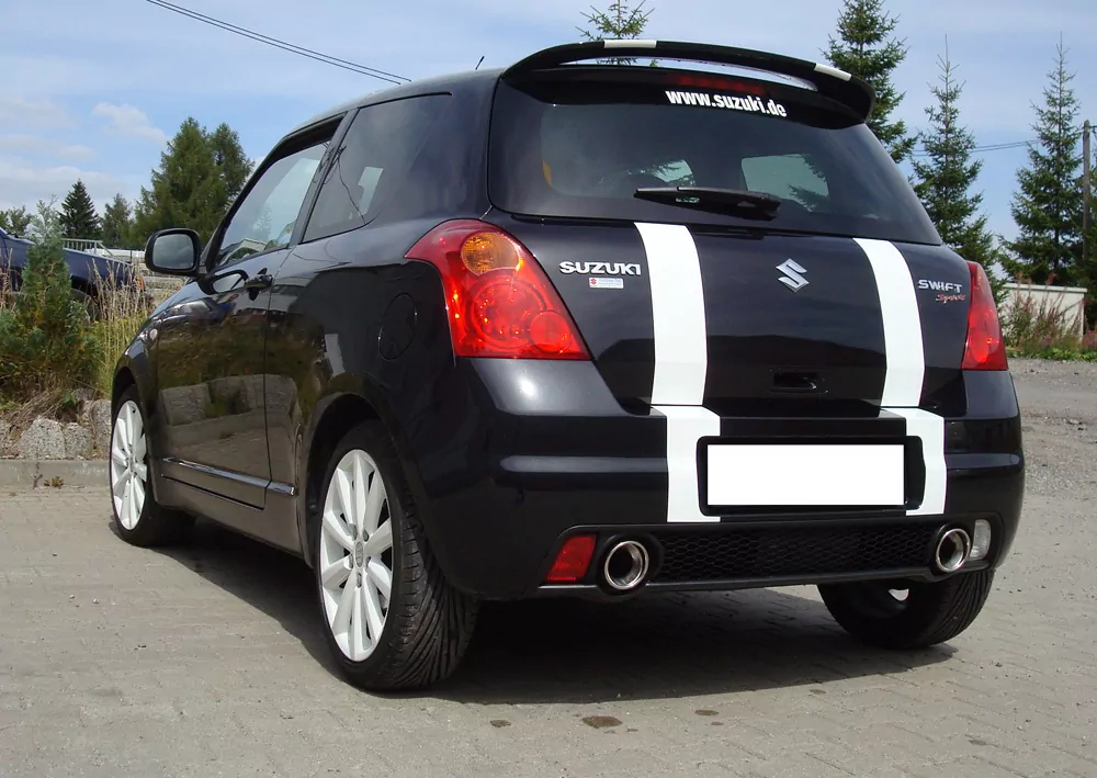 Suzuki Swift Sport III - SG  Endschalldämpfer Ausgang rechts/links - 1x100 Typ 17 rechts/links