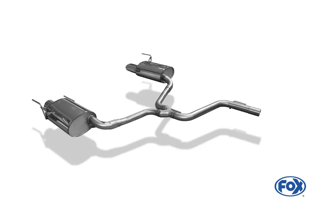Alfa Romeo 159/ Alfa Romeo 159 Sportwagon  Endschalldämpfer rechts/links - 115x85 Typ 38 rechts/links