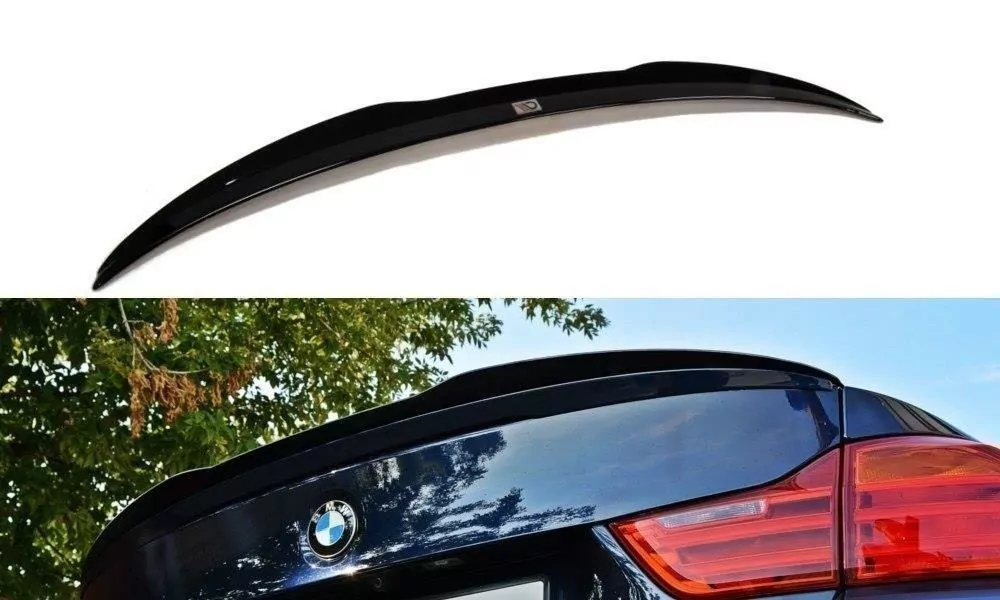 Spoiler CAP Passend Für Passend Für BMW 4er F32 M-Performance Schwarz Hochglanz Schwarz Hochglanz