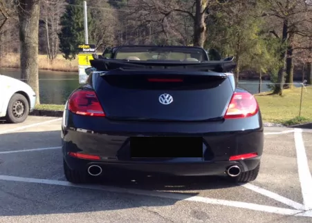 VW Beetle 2,0l R-Paket - 16 (5C) Coupe & Cabrio  Endschalldämpfer Ausgang rechts/links - 115x85 Typ 38 rechts/links