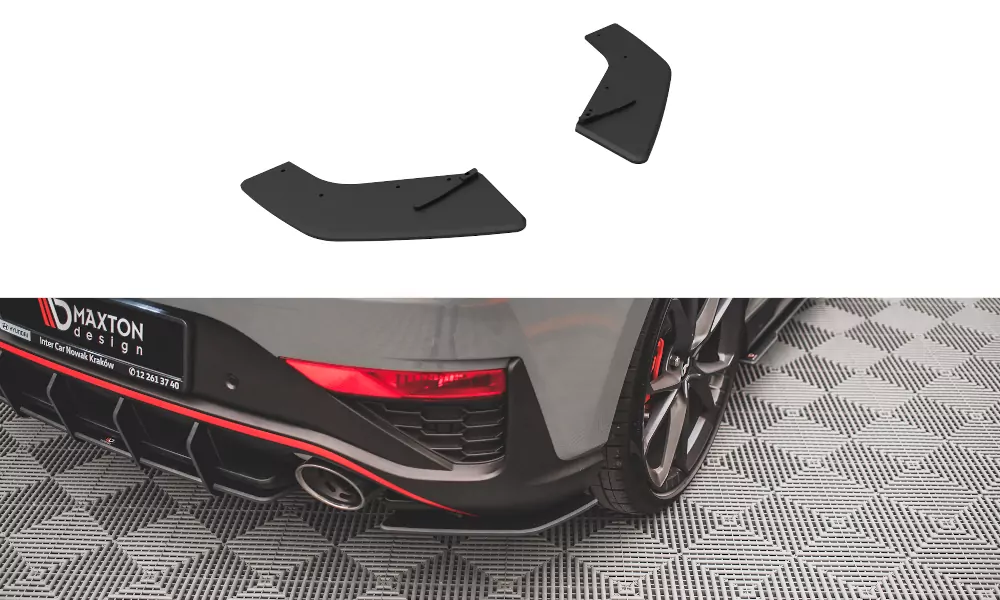 Street Pro Heck Ansatz Flaps Diffusor Passend Für Hyundai I30 N Hatchback Mk3 Facelift