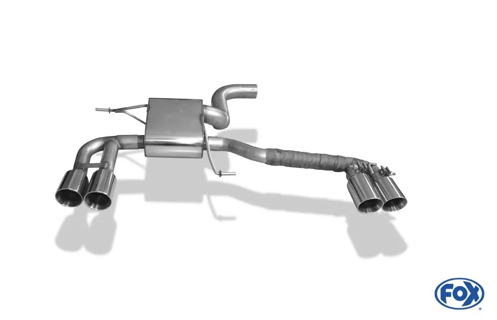 Skoda Kodiaq 4x4  Endschalldämpfer quer - 2x80 Typ 25 rechts/links - Endrohre unter der Stoßstange