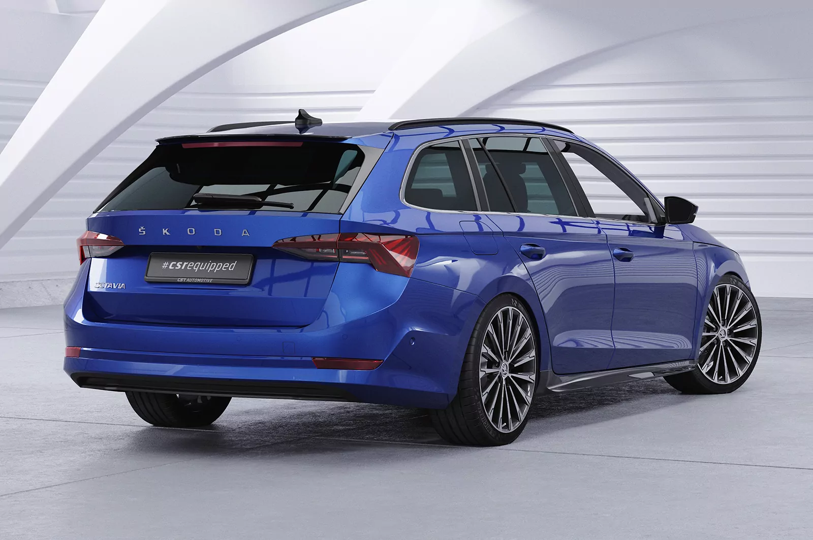 Seitenschweller für Skoda Octavia 4 SS525 Schwarz Strukturiert