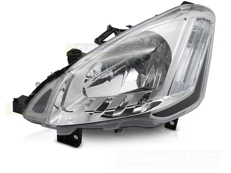 Headlight Chrome Left Side Tyc Fits Citroen Berlingo 12-18