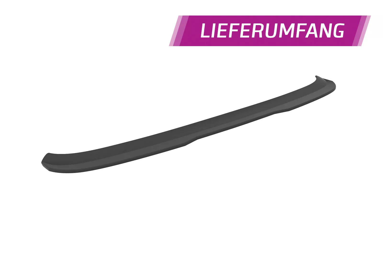 Heckflügel mit ABE für Ford Kuga 2. Generation HF681 Strukturiert (schwarz matt)