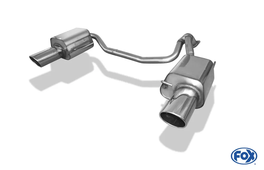 Hyundai Coupe Typ GK  Endschalldämpfer rechts/links - 129x106 Typ 32 rechts/links