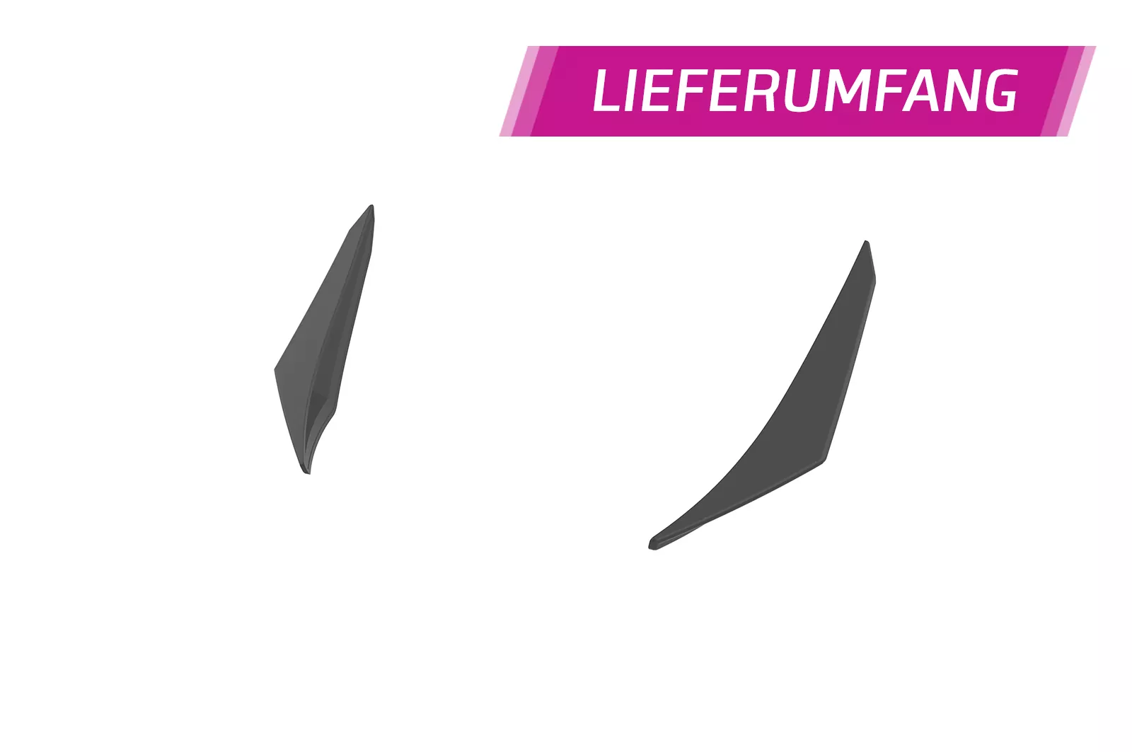 Performance Flaps für BMW Z4 G29 FP032 Schwarz Strukturiert