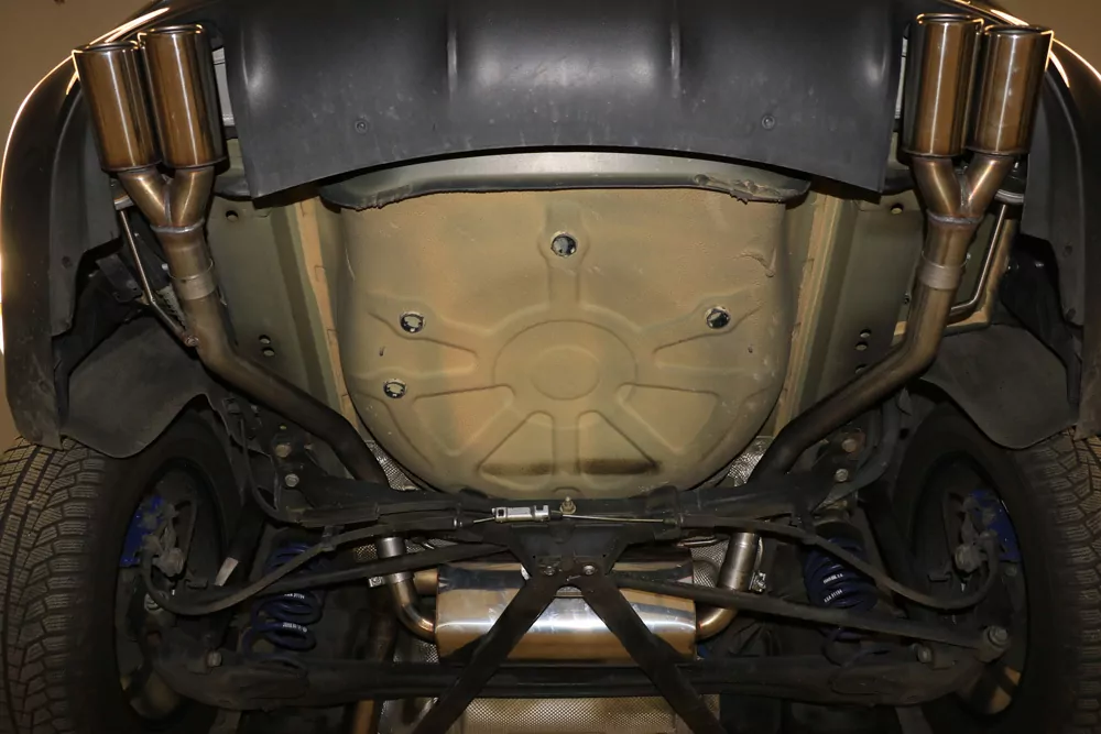 Opel Cascada  Endschalldämpfer quer Ausgang rechts/links - 2x76 Typ 12 rechts/links