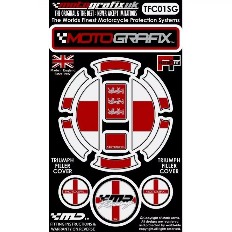 Motografix Tankdeckel Protektor Triumph Modelle TFC01SG