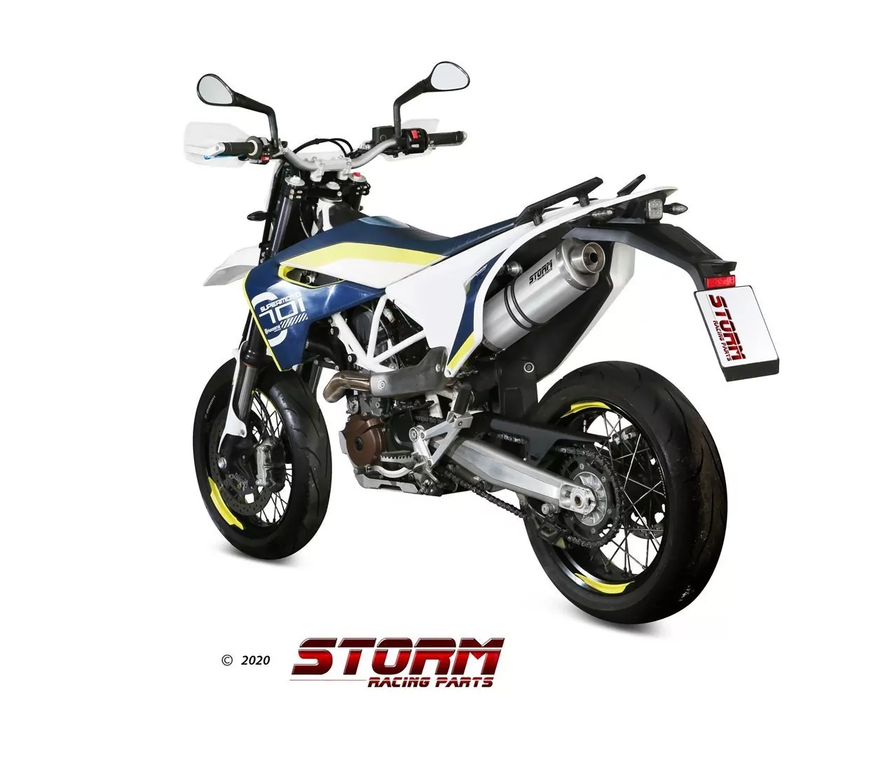 Storm By MIVV OVAL HUSQVARNA 701 SUPERMOTO/ENDURO 17-19