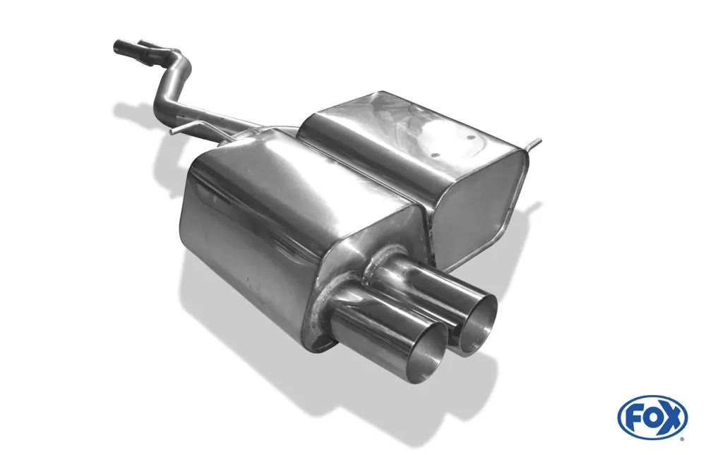 BMW Z4 E85  Endschalldämpfer inkl. Y-Verbindungsrohr 2x50mm - 2x80 Typ 10