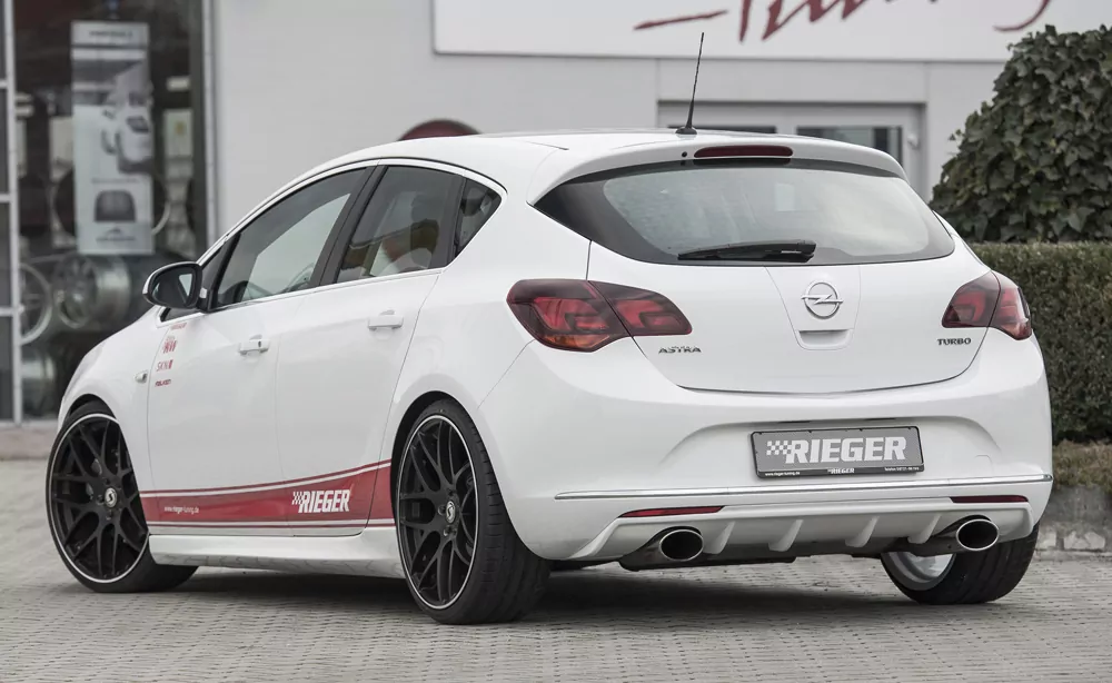 Rieger Seitenschweller für Opel Astra J - Sports Tourer 10.12- (ab Facelift) carbon optik