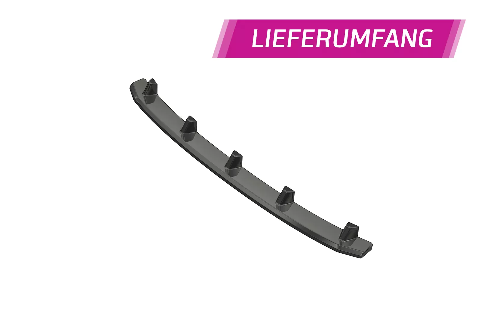 Cup-Spoilerlippe mit ABE für Audi R8 (Typ 4S) CSL836 Schwarz Strukturiert