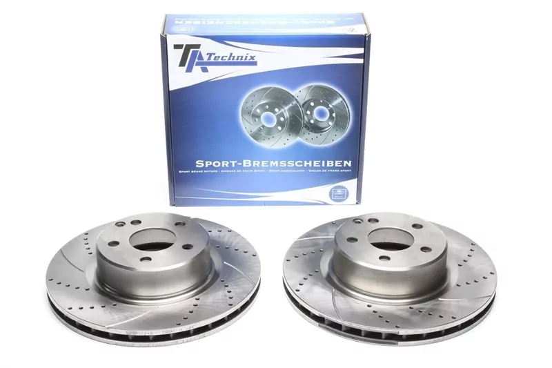 TA Technix Sport Bremsscheiben Satz Vorderachse passend für Mercedes Benz S-Klasse W220