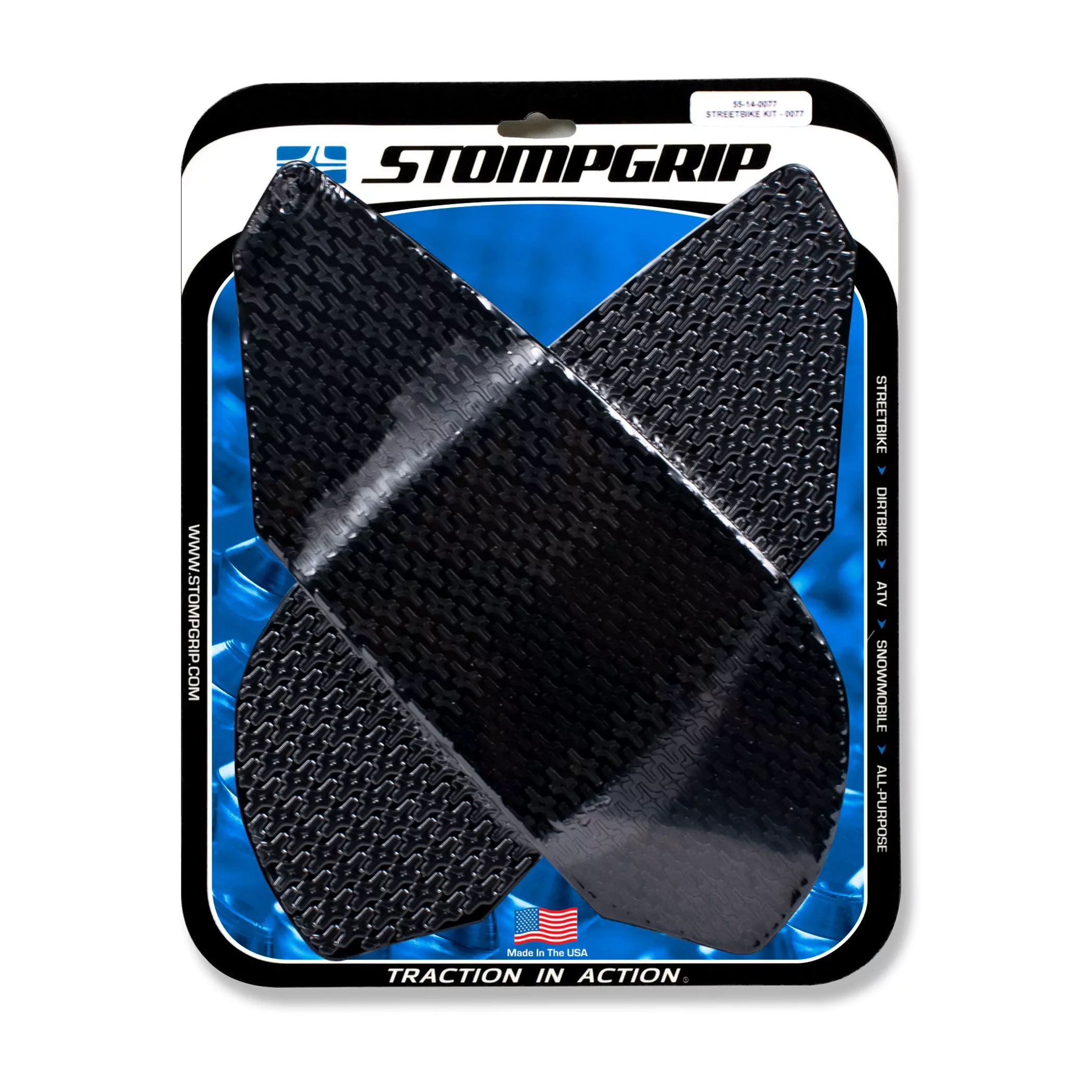 Stompgrip Traction Pad Icon für Triumph Street Triple 675 / R 08-12 Schwarz