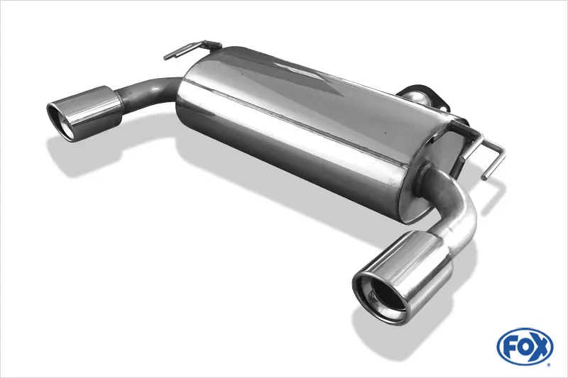 Mitsubishi Lancer Evolution X  Endschalldämpfer quer Ausgang rechts/links - 1x100 Typ 17 rechts/links