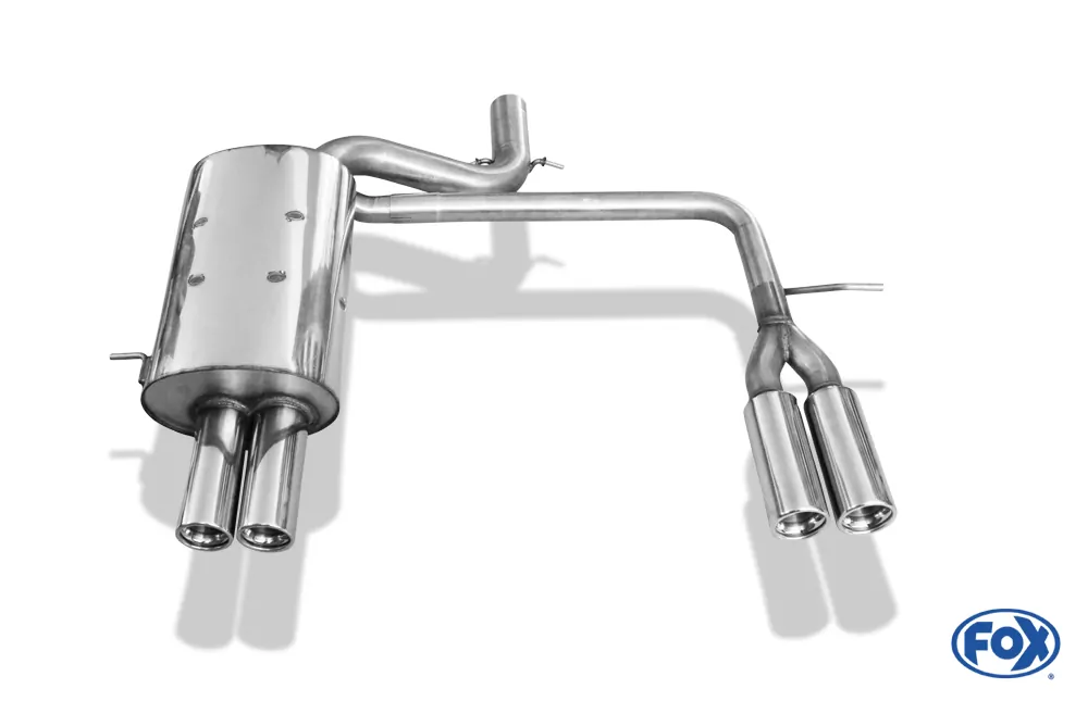 Volvo XC90 I  Endschalldämpfer Ausgang rechts/links zweiflutig - 2x76 Typ 13 rechts/links