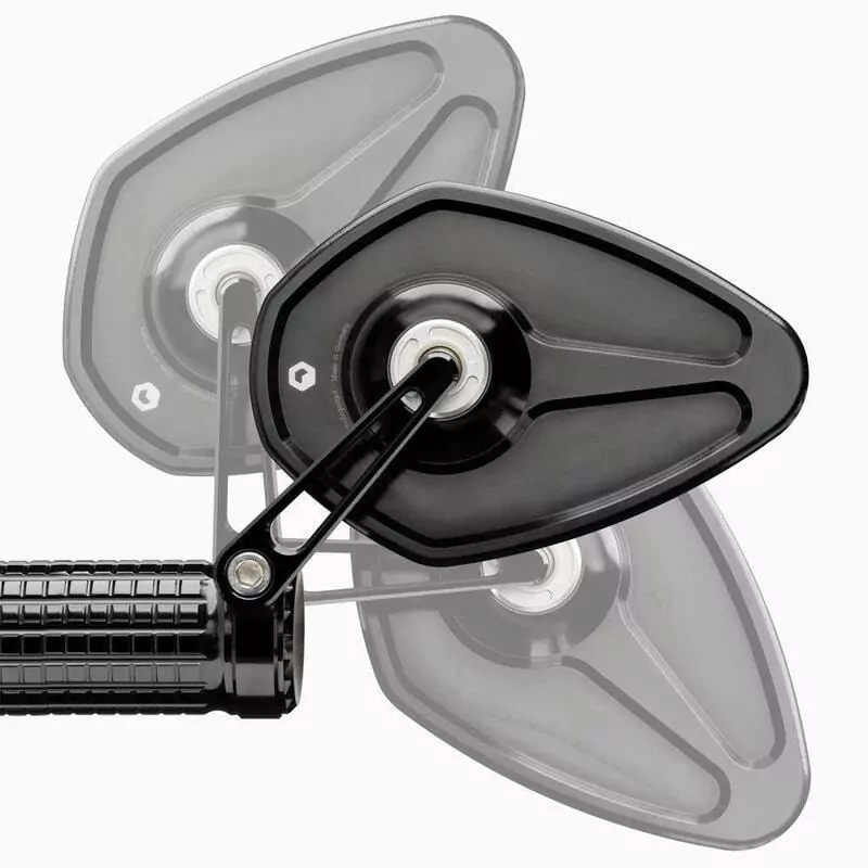 MOTOGADGET Mo.View Sport 60 Flip, Handlebar End Mirror For 7/8 And 1 inch Handlebars (1pc)