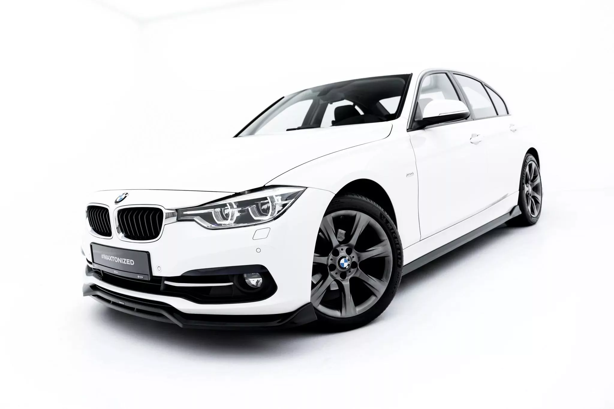 Street+ Spoilerlippe Front Ansatz Passend Für BMW 3er Sportline Limousine / Touring F30 / F31 