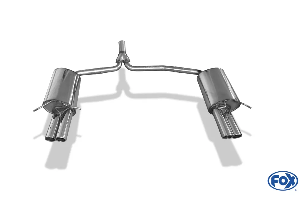 Mercedes C-Klasse 4 Zylinder - W204/S204 AMG-Paket  Endschalldämpfer rechts/links mit Y-Verbindungsstück - 2x70 Typ 16 rechts/links