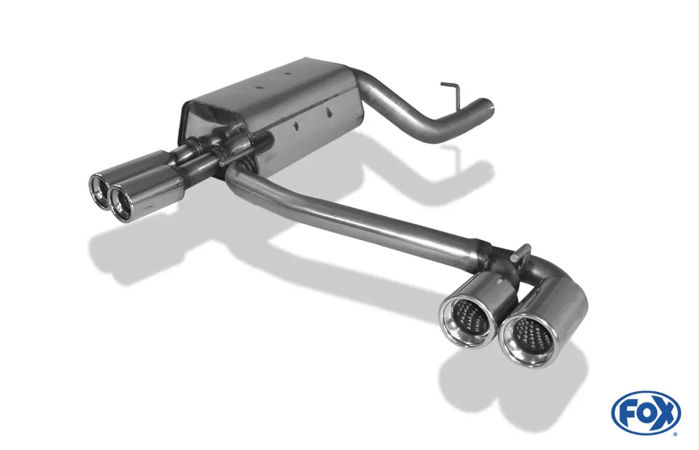 Mercedes CLK Typ 209 Cabrio & Coupe  Endschalldämpfer Ausgang rechts/links Ø70mm - 2x80 Typ 17 rechts/links