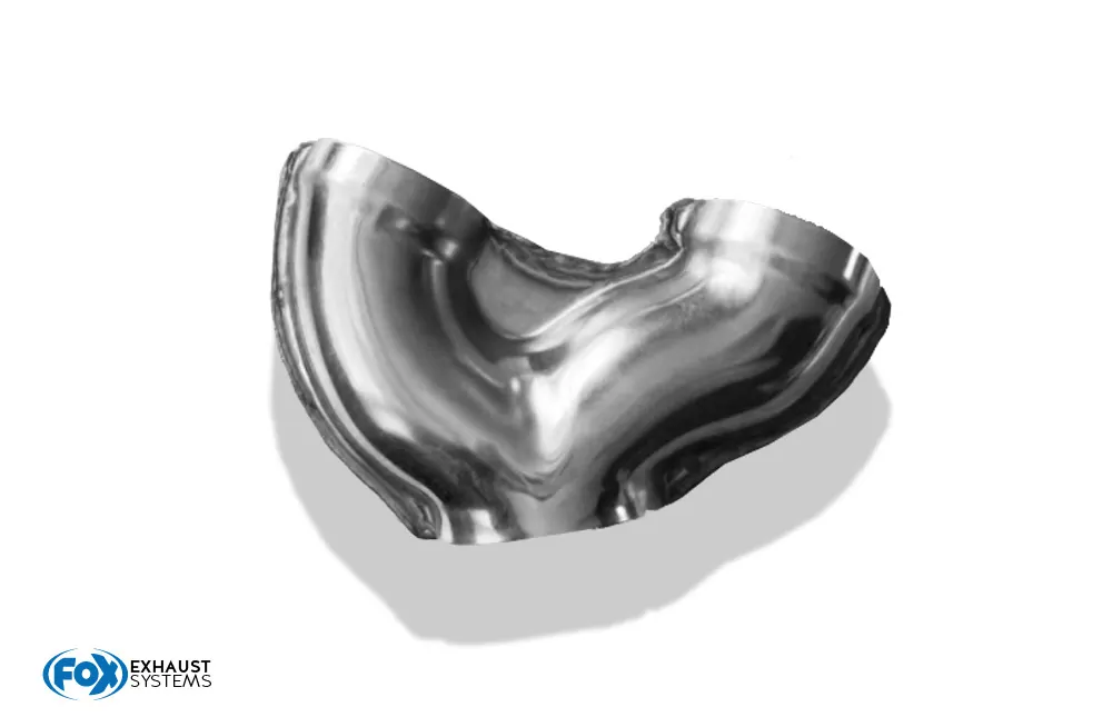 Y-Verbinder 63/50  1x62mm innen auf 2x55mm innen - Lochabstand mitte/mitte 120mm