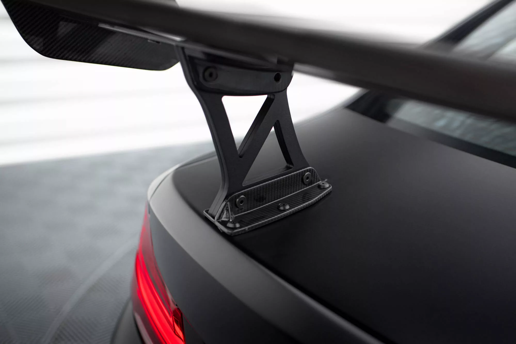 Carbon Spoiler With Internal Brackets Uprights  BMW M2 F87 / 2 / 2 M-Paket F22