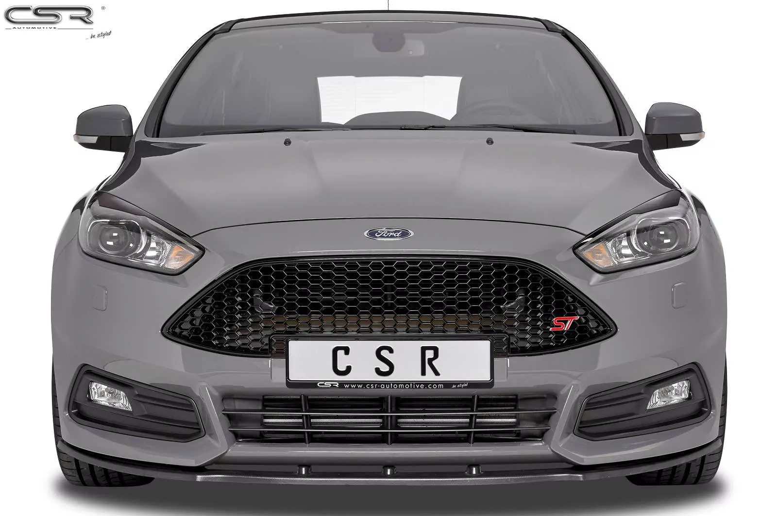 Scheinwerferblenden Glossy für Ford Focus MK3 Facelift Glossy (schwarz hochglanz)