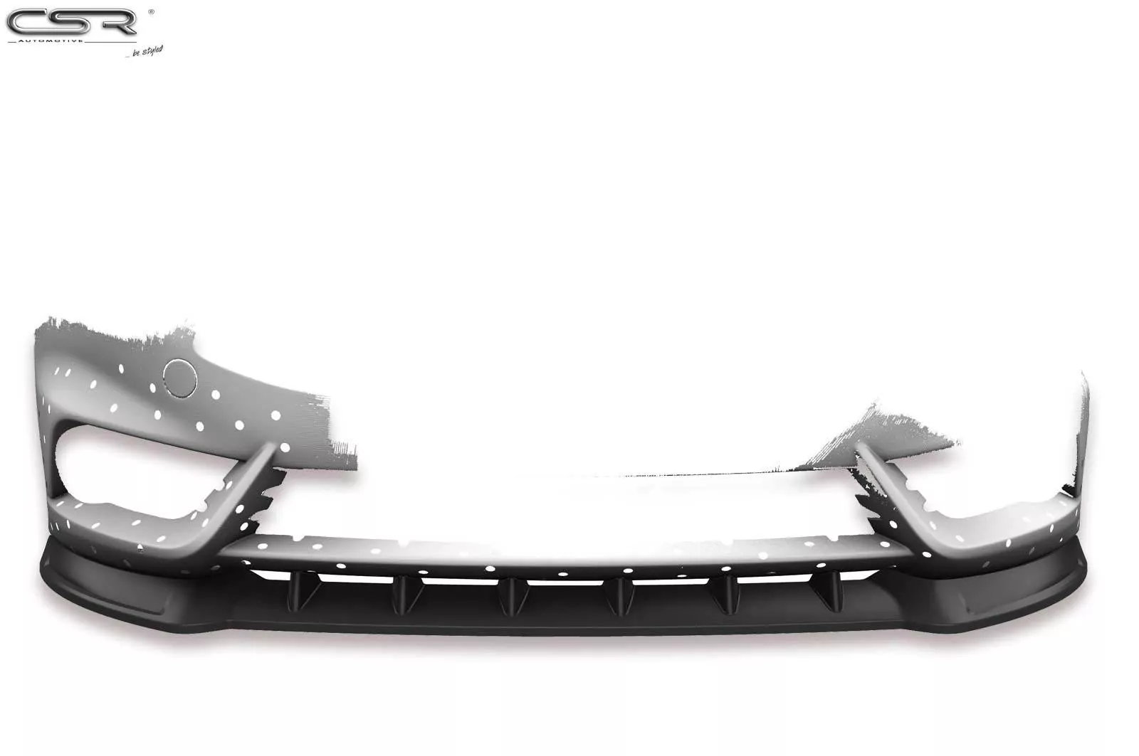 Cup-Spoilerlippe mit ABE für Ford Fiesta MK7 ST CSL351-M Carbon Look (matt)