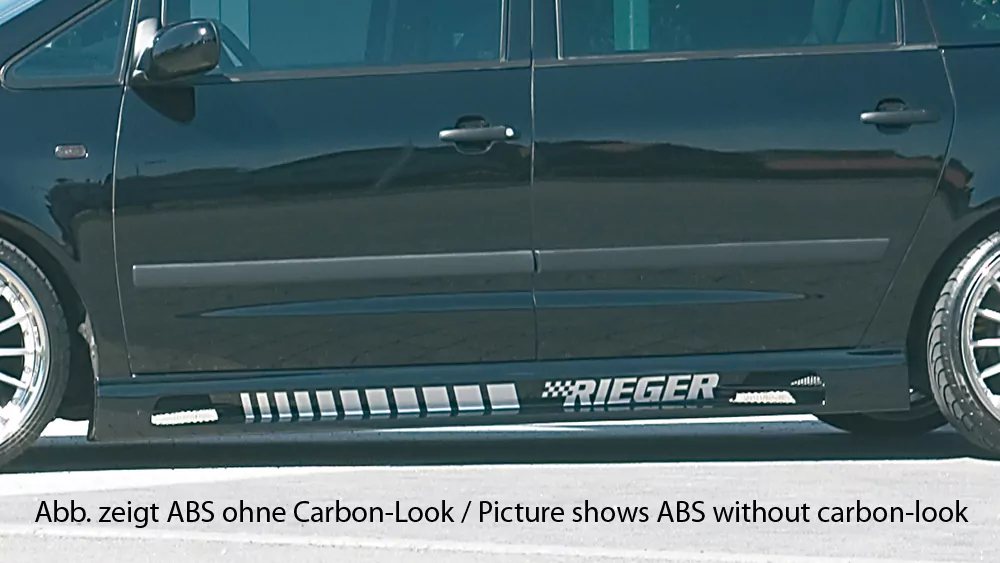Rieger Seitenschweller links  carbon look für Ford Alhambra (7MS)