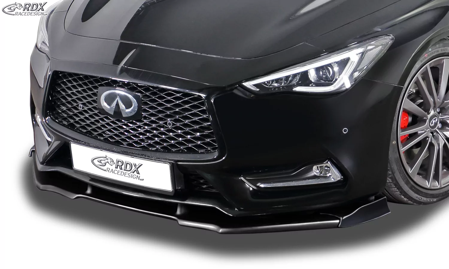 RDX Frontspoiler VARIO-X für INFINITI Q60 Frontlippe Front Ansatz Vorne Spoilerlippe