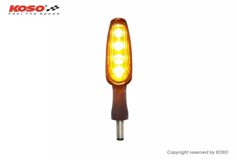KOSO Led Blinker Z3 paarweise - Schwarz
