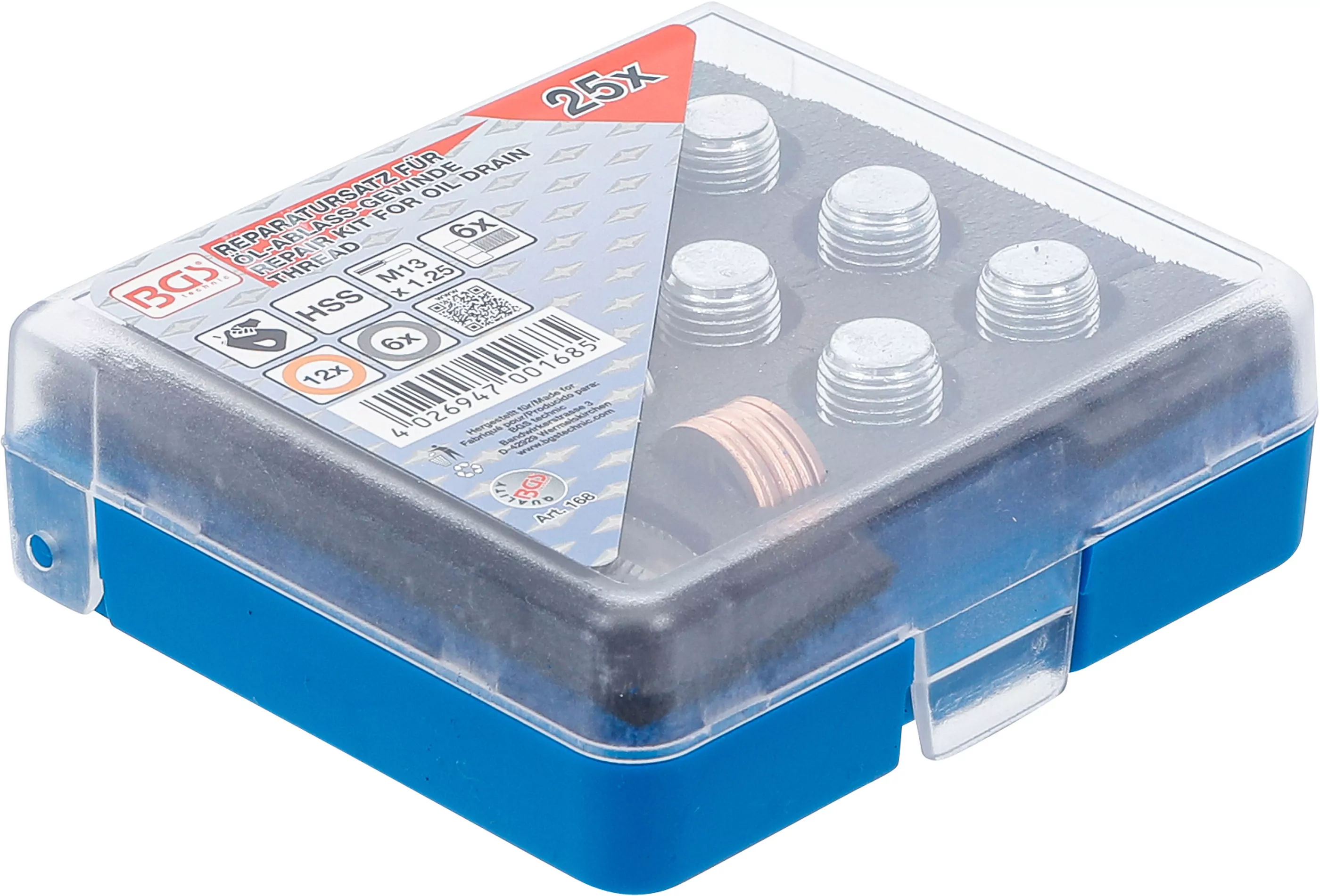 Reparatursatz für Öl-Ablass-Gewinde | M13 x 1,25 mm